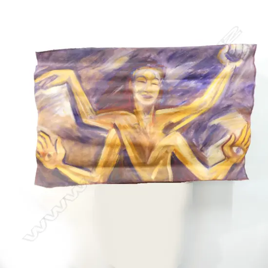 S. GRACE? 'FOUR ARMED WOMAN' OIL ON LOOSE CANVAS, 1996, 780 X 1210MM 