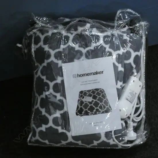 ELECTRIC HEATED THROW BLANKET 1200 X 1600MM 