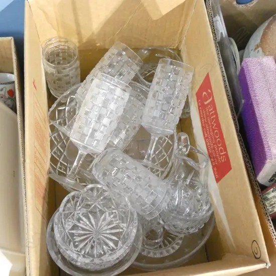 BOX LOT ASST. CRYSTAL