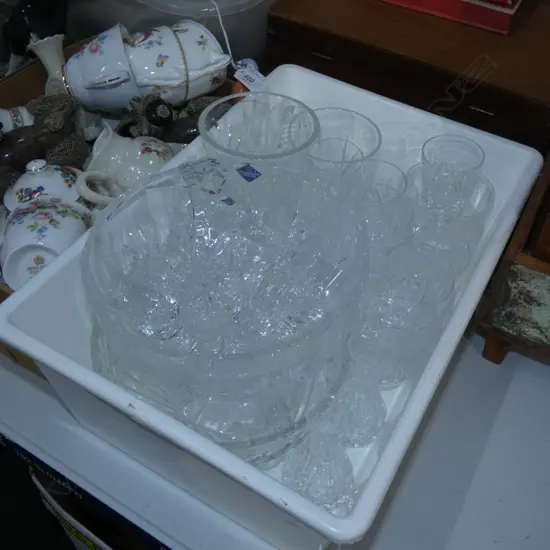 BOX LOT ASST. CRYSTAL 