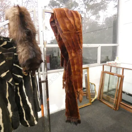 2 FOX FUR STOLES