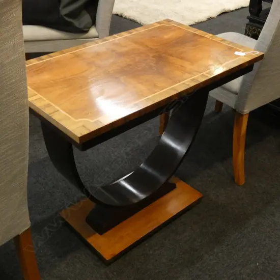 ART DECO OAK CONSOLE TABLE 760x460mm