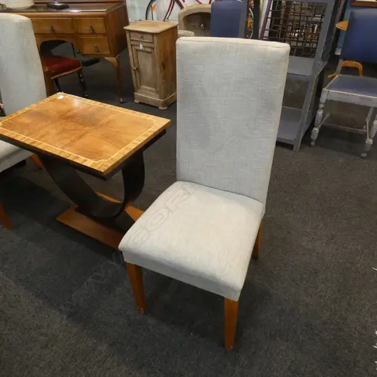 8 UPHOLSTERED CHAIRS