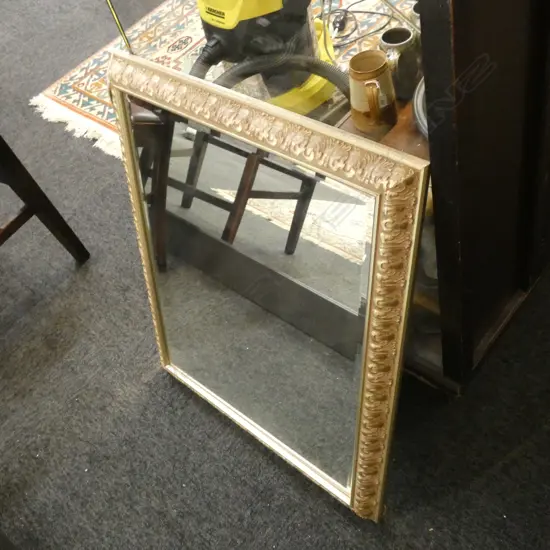 BEVELLED MIRROR SILVER FRAME 900x700mm