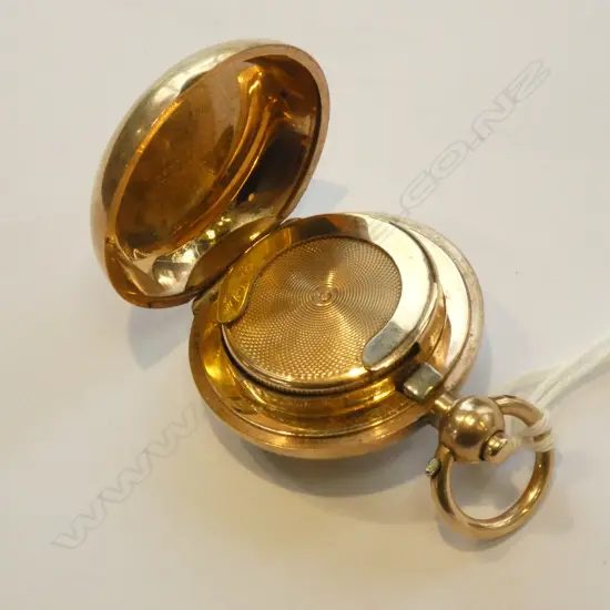 (17997) DENNISON ROLLED GOLD SOVEREIGN CASE GD COND