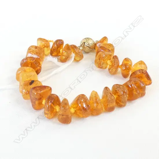 (20175)AMBER NUGGET BRACELET