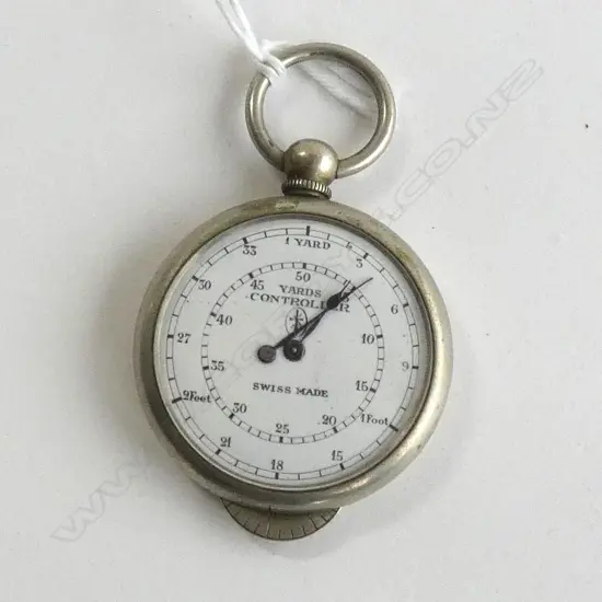 (19367) SWISS YARD/FOOT POCKET COUNTER/MEASURE a/f