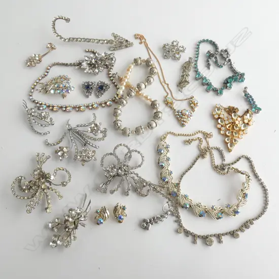 BAG ASST DIAMANTE BROOCHES / NECKLACES & EARRINGS 