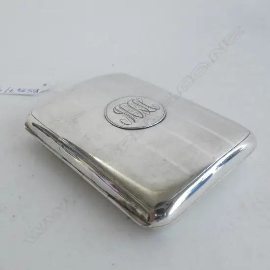 STG SILVER CIGARETTE CASE CHESTER 1911 122 GRAMS