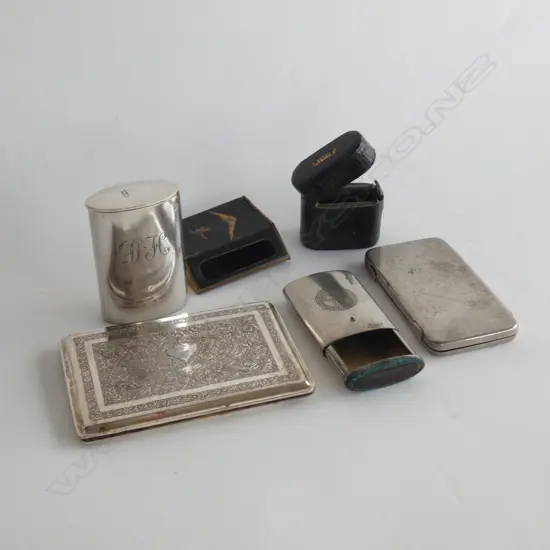 4 EP CONTAINERS; VESTAS ETC + LIGHTER & ORIENTAL MATCHES HOLDER