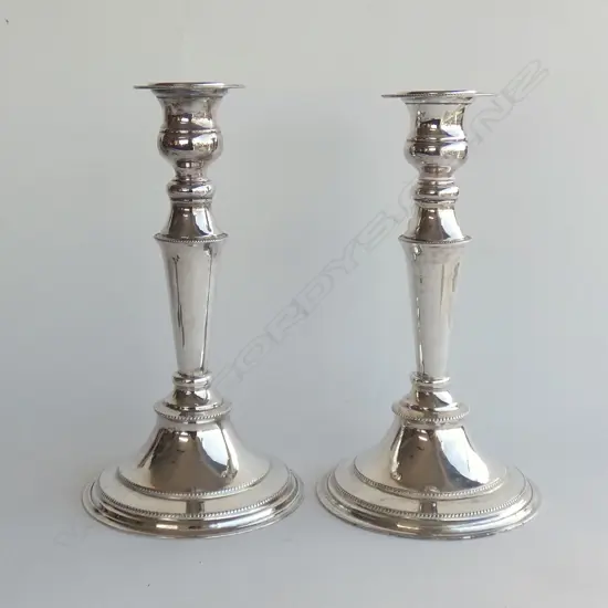 PR WALKER & HALL CANDLE HOLDERS H. 260MM