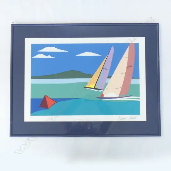 DENNIS CONNER 'AMERICAS CUP 2000' PRINT 50/300 430x650mm