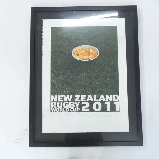 DICK FRIZZELL 'NZ RUGBY WORLD CUP 2011 11/300 570x445mm...