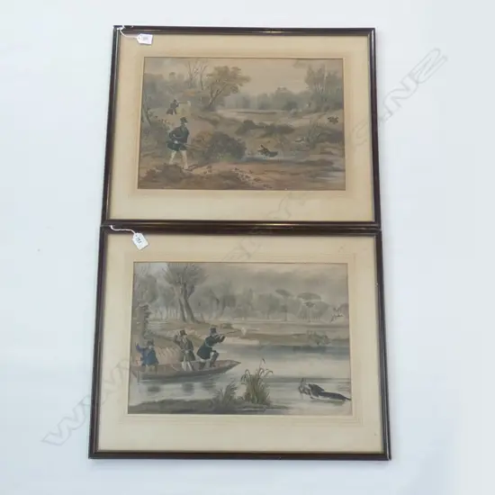 PR OLD HUNTING LITHOGRAPHS 320x470mm