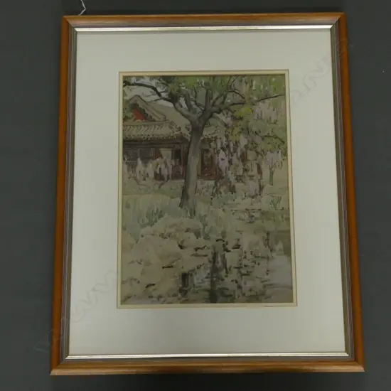 MARY AUGUSTA MULLIKIN (1874-1964 AMERICAN) CHINESE W/C 340x240mm