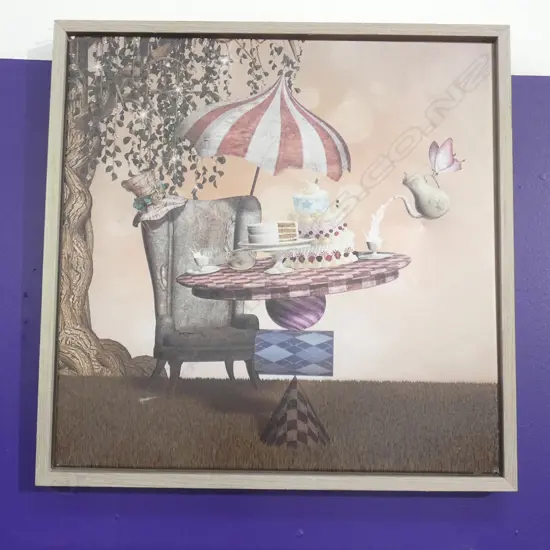 ART PRINT; TEA PARTY 550x550mm