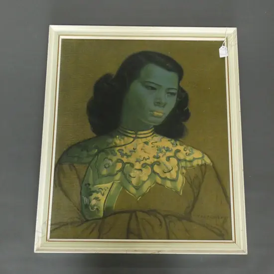 VINTAGE TRETCHIKOFF PRINT 'THE CHINESE GIRL'600 X 490mm