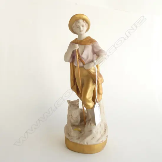 ROYAL DUX SHEPHERD FIGURINE H.230mm