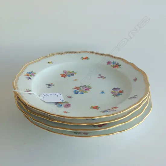 2 PRS MEISSEN PLATES...