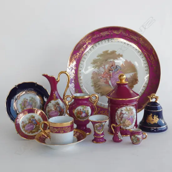 SM BOX LOT ASST LIMOGES INCL MINIATURES 