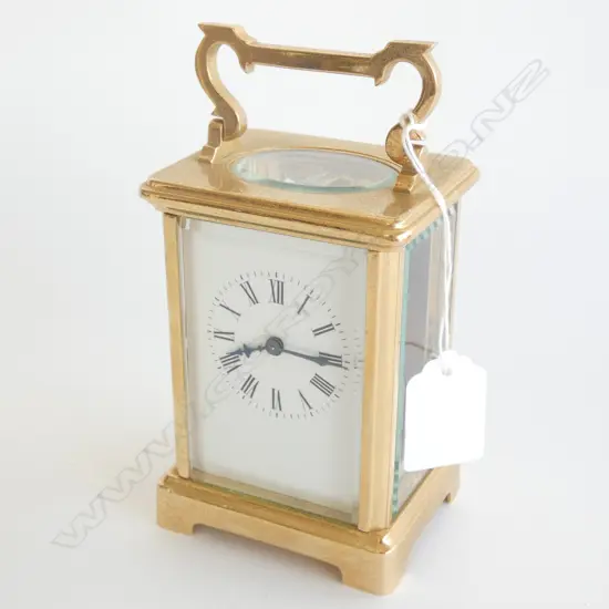 BRASS CARRIAGE CLOCK H. 120MM (19778)