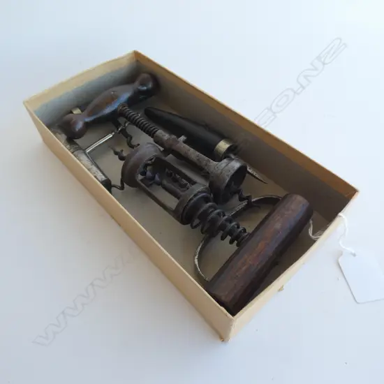 SIX VINTAGE CORKSCREWS 