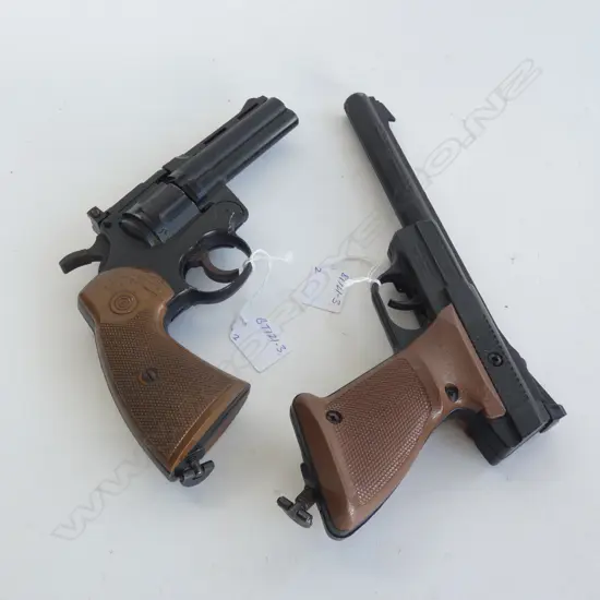 2 CROSSMAN .177 CAL. AIR PISTOLS. 357 TYPE & OTHER R18.