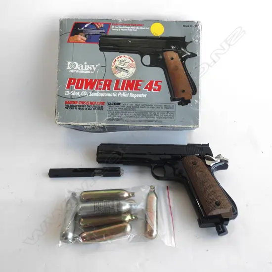 POWER LINE 45 13 SHOT CO2 AIR-GUN PELLET PISTOL R18.