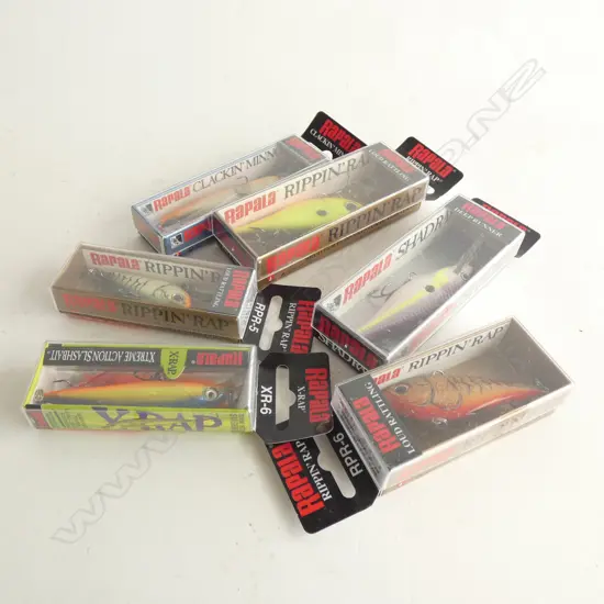 6 ASST FISHING LURES IN ORIGINAL BOXES RRP $150