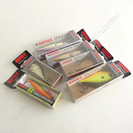 6 ASST FISHING LURES IN ORIGINAL BOXES RRP $150