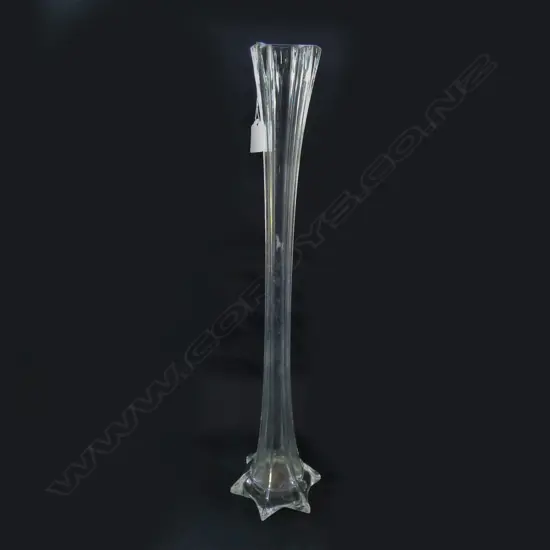 TALL GLASS VASE H. 600MM