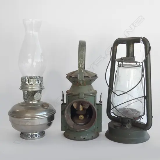 3 VINTAGE LANTERNS H.390mm