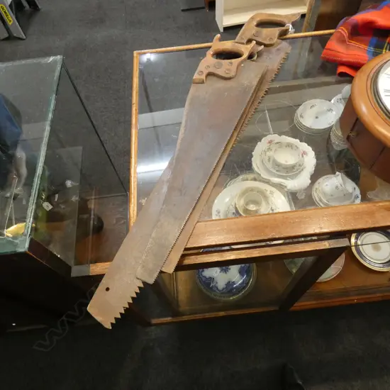 3 VINTAGE HAND SAWS