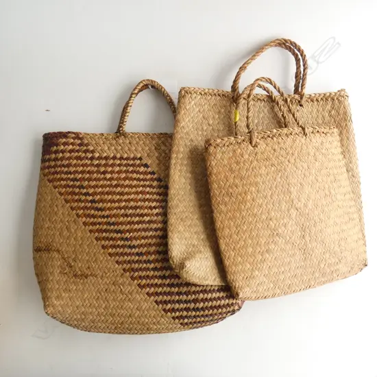 3 WOVEN MAORI KETES W.400mm