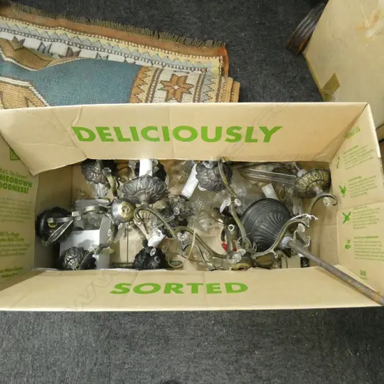 12 LIGHT TABLE CANDELABRA H. 850MM VERY FAULTED