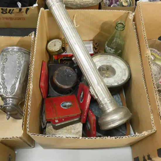 BOX ASST INCL OLD TORCH / CAMERA/ NOKIA PHONES ETC.