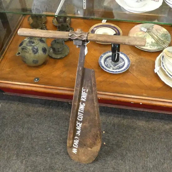 OLD SILAGE CUTTING KNIFE L.680mm