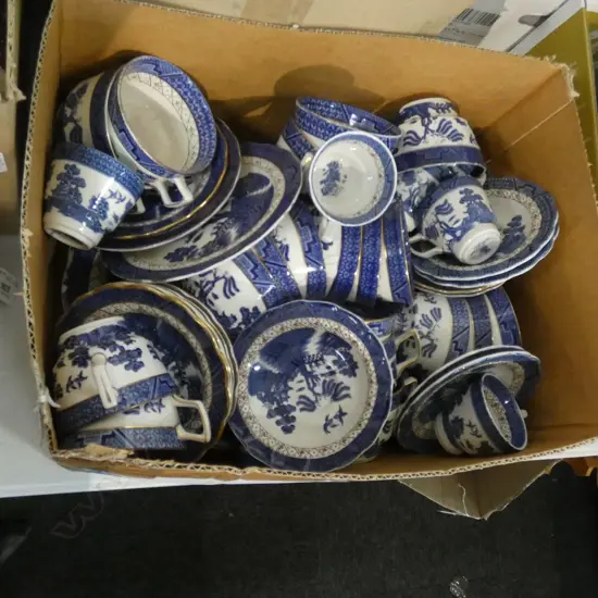 ASST BOX BOOTHS 'REAL OLD WILLOW' CHINA 