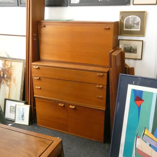 MID-CENTURY WALL UNIT...