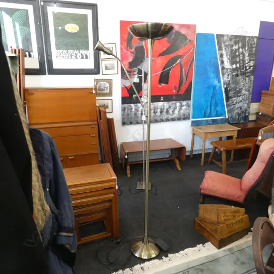 CONTEMPORARY 2 ARM FLOOR LAMP H. 1825MM