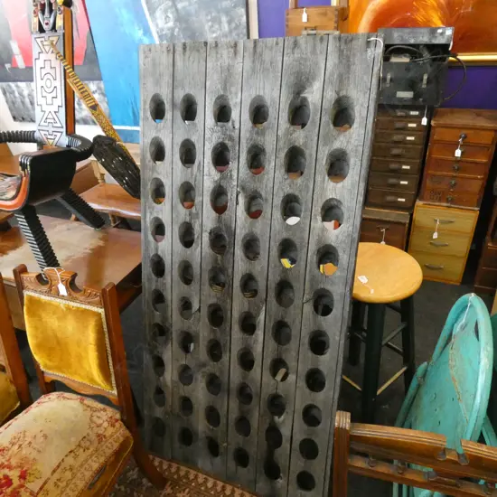 FRENCH OAK WINE RIDDLER / HOLDER H.1500mm