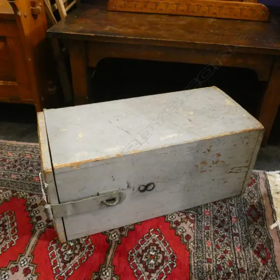 WOODEN VOTING BALLOT BOX H. 670MM