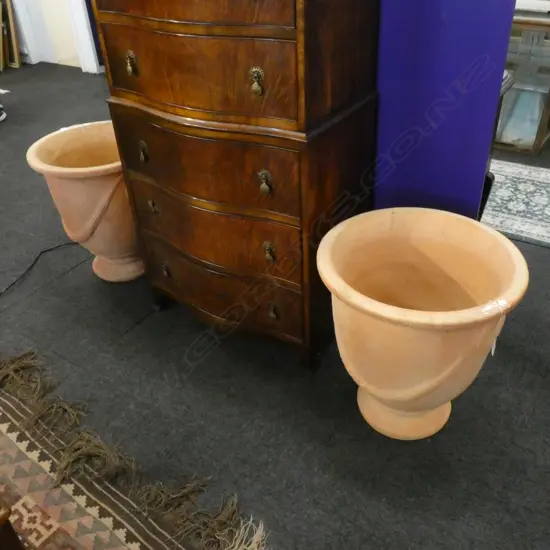 PR UNGLAZED TERRACOTTA GARDEN POTS DIA 490 X H 520MM ...