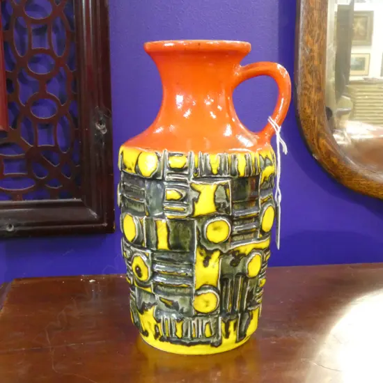 RETRO GERMAN POTTERY JUG H.215mm