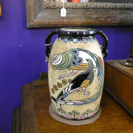 LG AMPHORA 2 HANDLE URN / VASE H 285MM