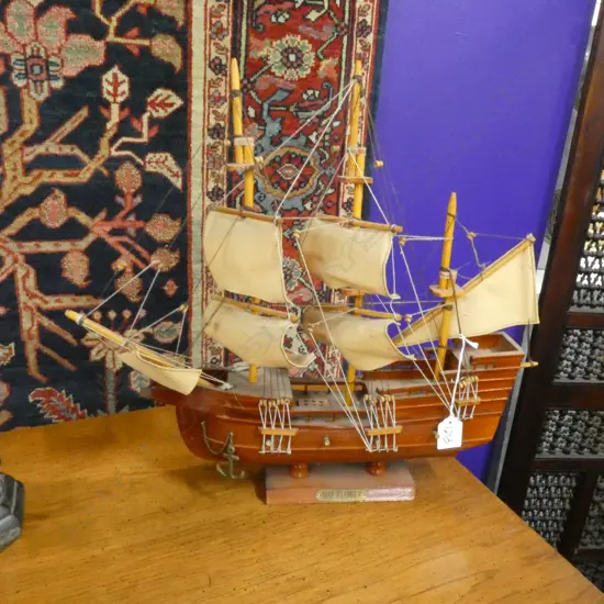 MODEL SAILING SHIP - THE MAY FLOWER L 460MM 