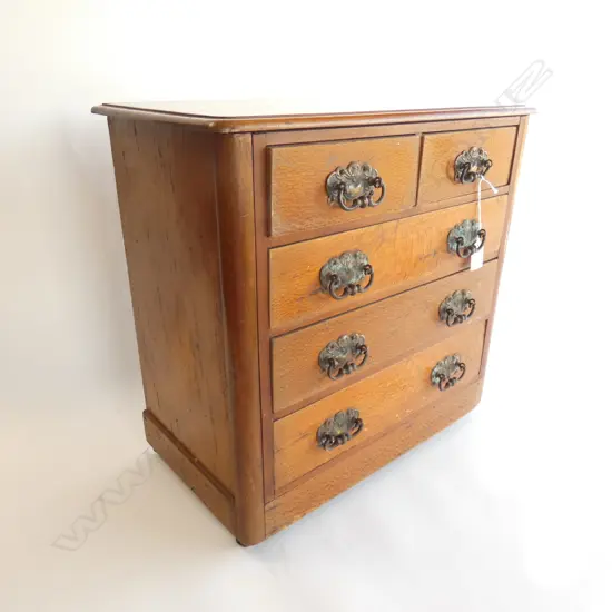NZ COLONIAL APPRENTICE CHEST REWAREWA SOLID DRAWER...