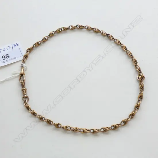 9CT WATCH CHAIN 25.8 GRAMS