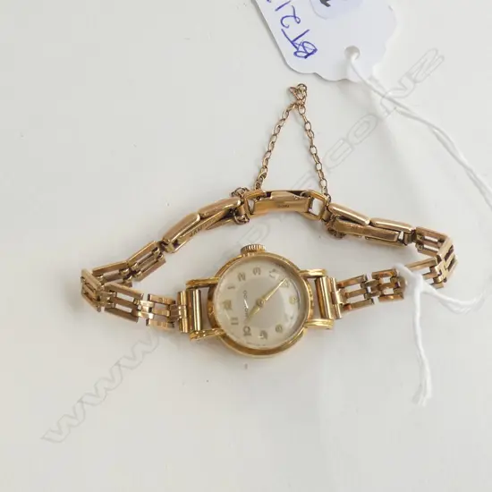 9CT LADIES WATCH 15.7 GRAMS
