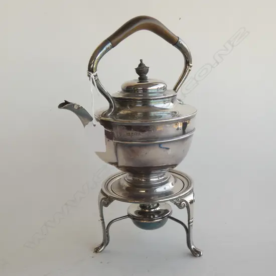 STG SILVER SPIRIT KETTLE, SHEFFIELD, 1907, 894 GRAMS